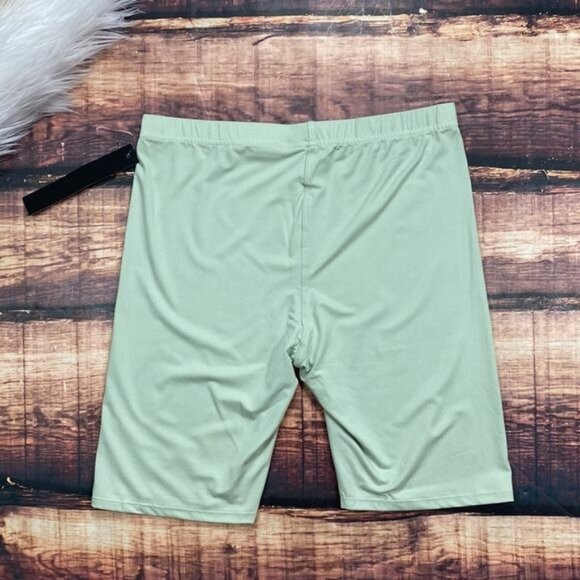 SALE Sage Green Bike Shorts Super Soft Short - Picture 4 of 4